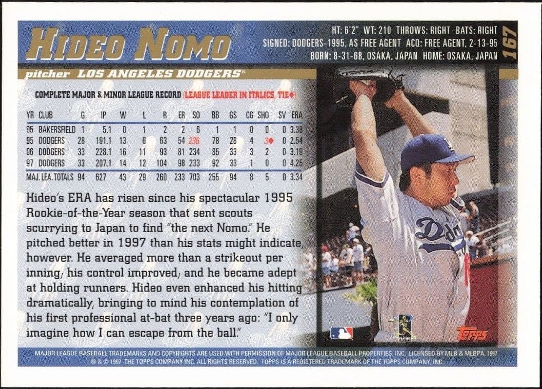 Hideo Nomo - Back