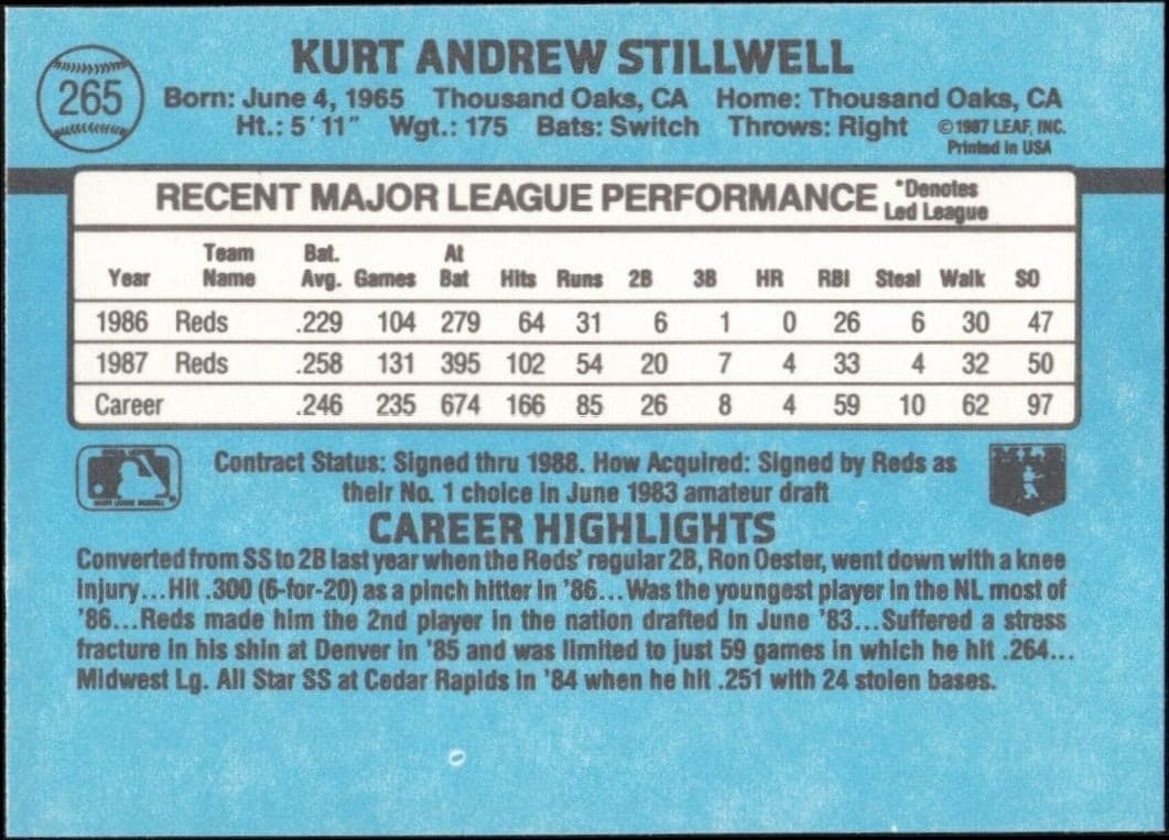 Kurt Stillwell - Back