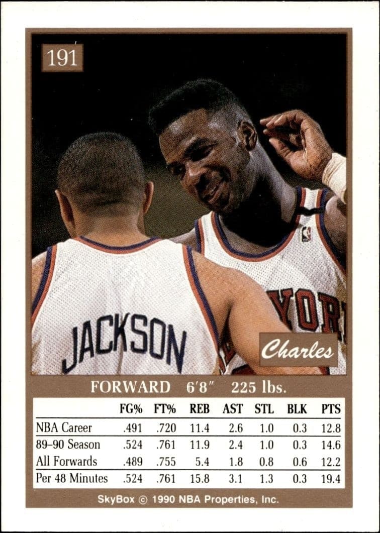 Charles Oakley - Back