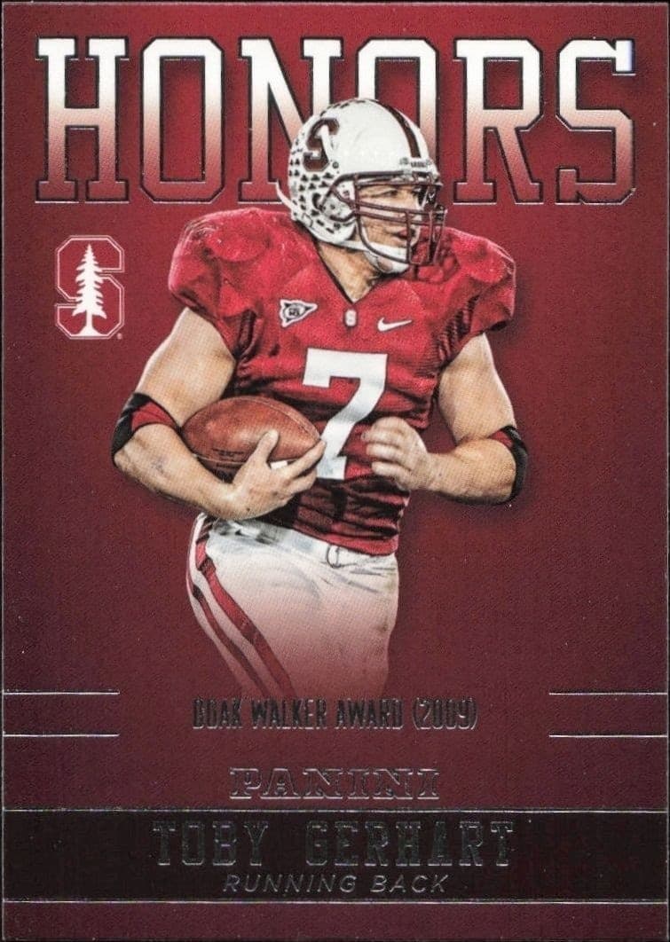2015 Panini Stanford Cardinal Team Collection Toby Gerhart #TG-STA trading card
