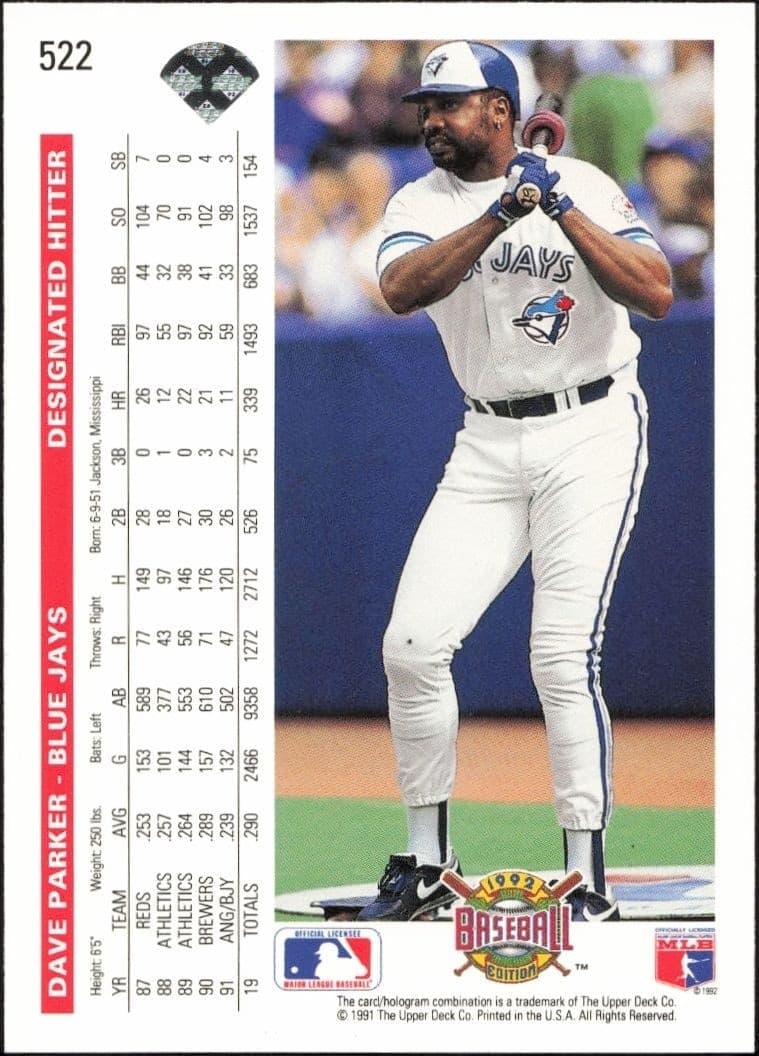 Dave Parker - Back
