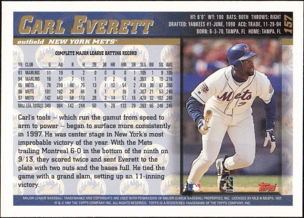 Carl Everett - Back