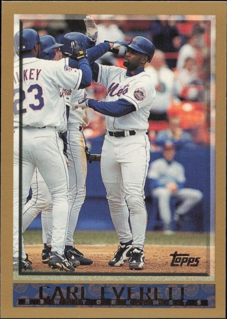 1998 Topps Series 1 Carl Everett #157 trading card