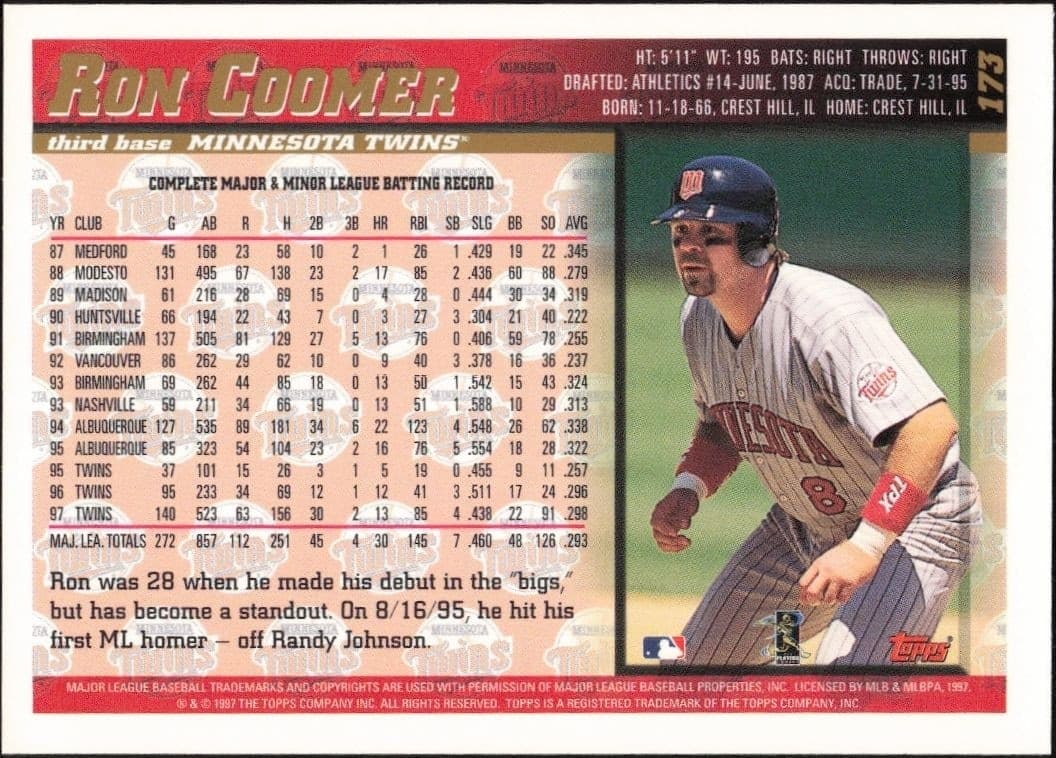 Ron Coomer - Back