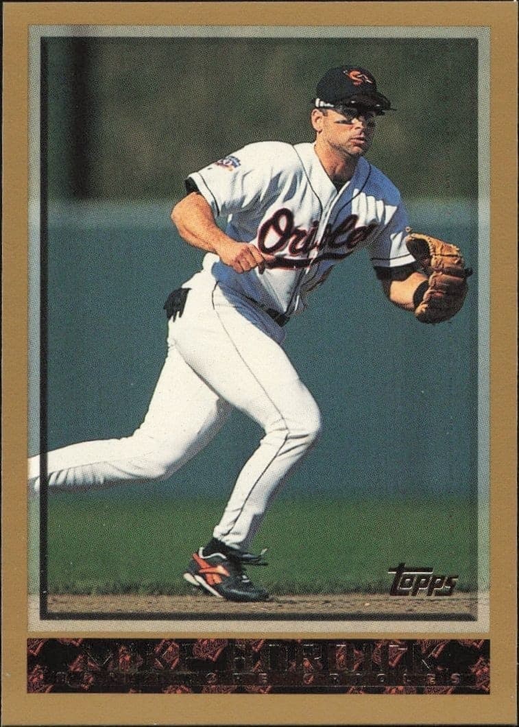 1998 Topps Series 1 Mike Bordick #18 trading card