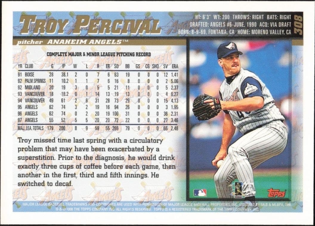 Troy Percival - Back