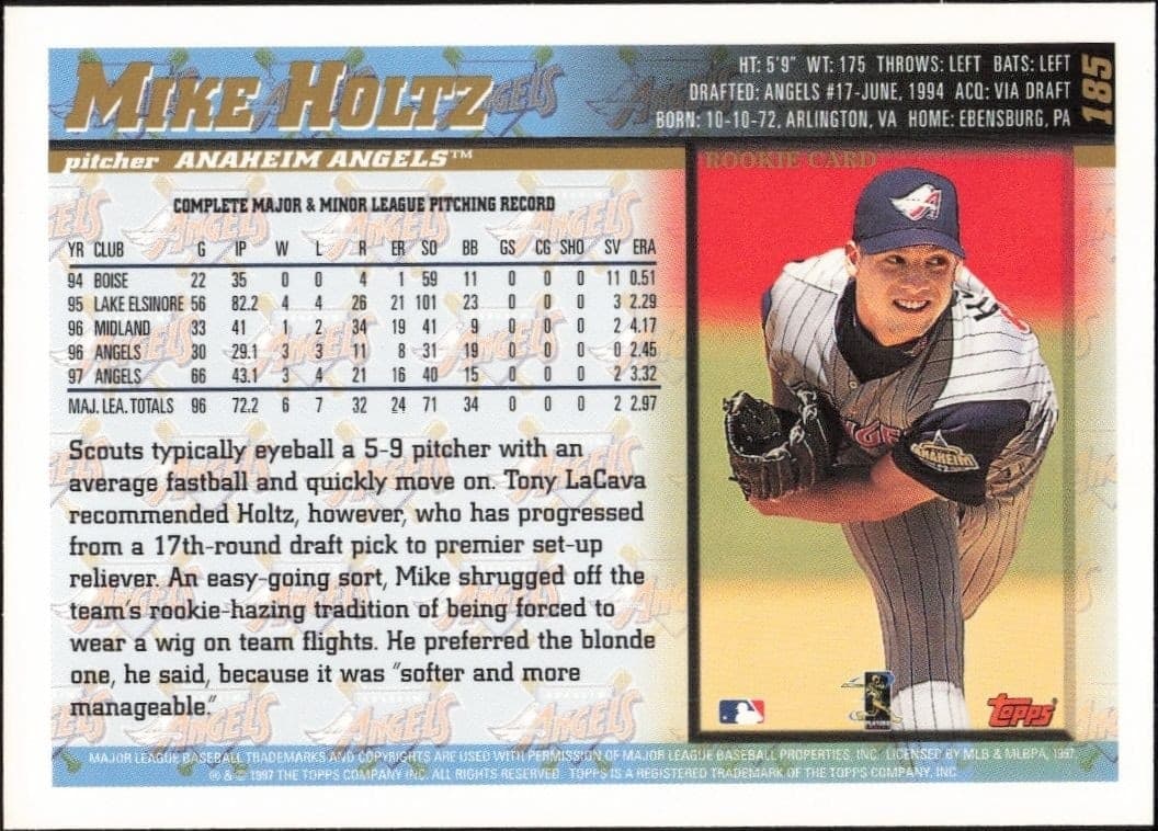 Mike Holtz - Back