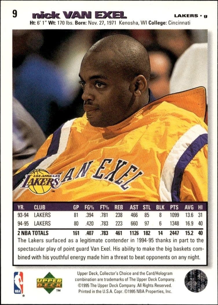 Nick Van Exel - Back