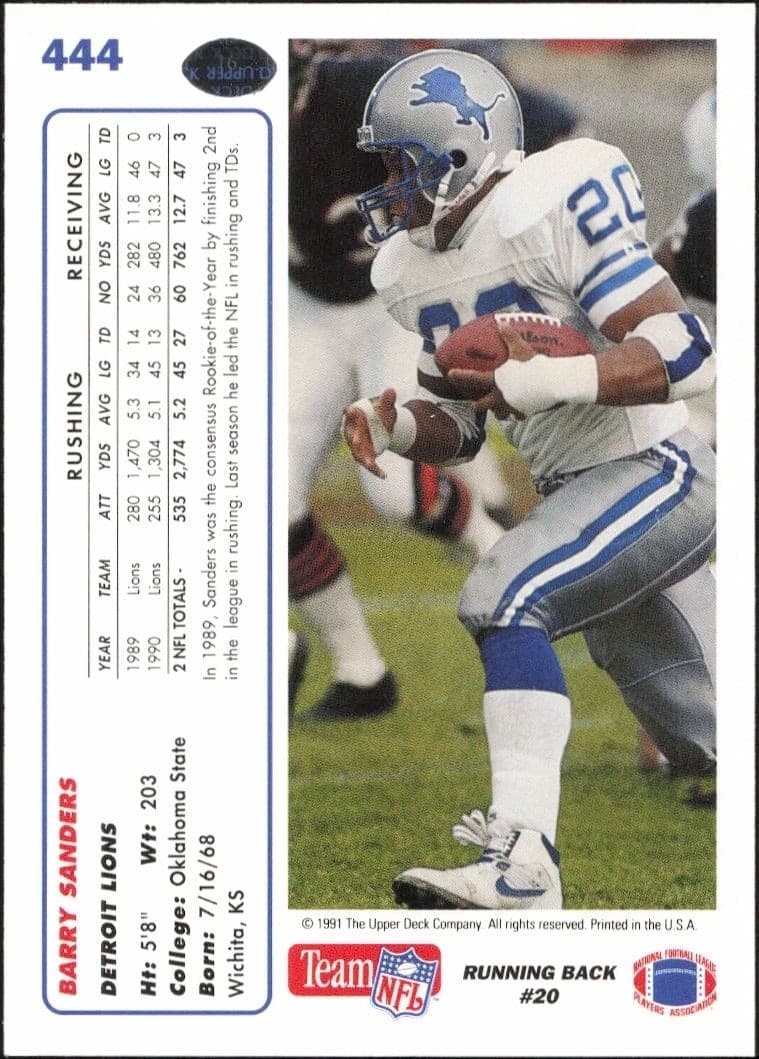 Barry Sanders - Back