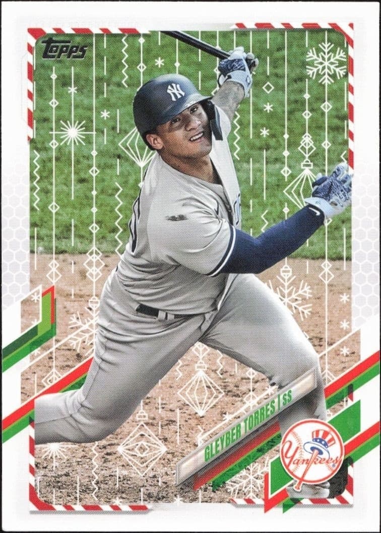 2021 Topps Holiday Gleyber Torres #HW4 trading card