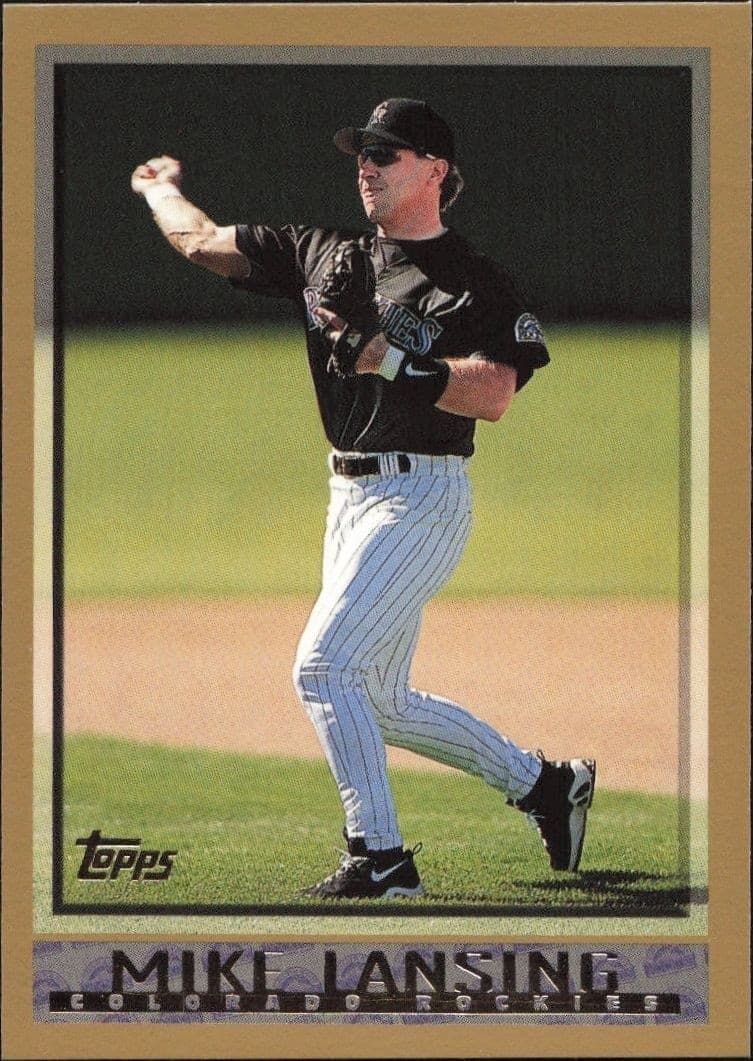 1998 Topps Series 2 Mike Lansing #459 trading card