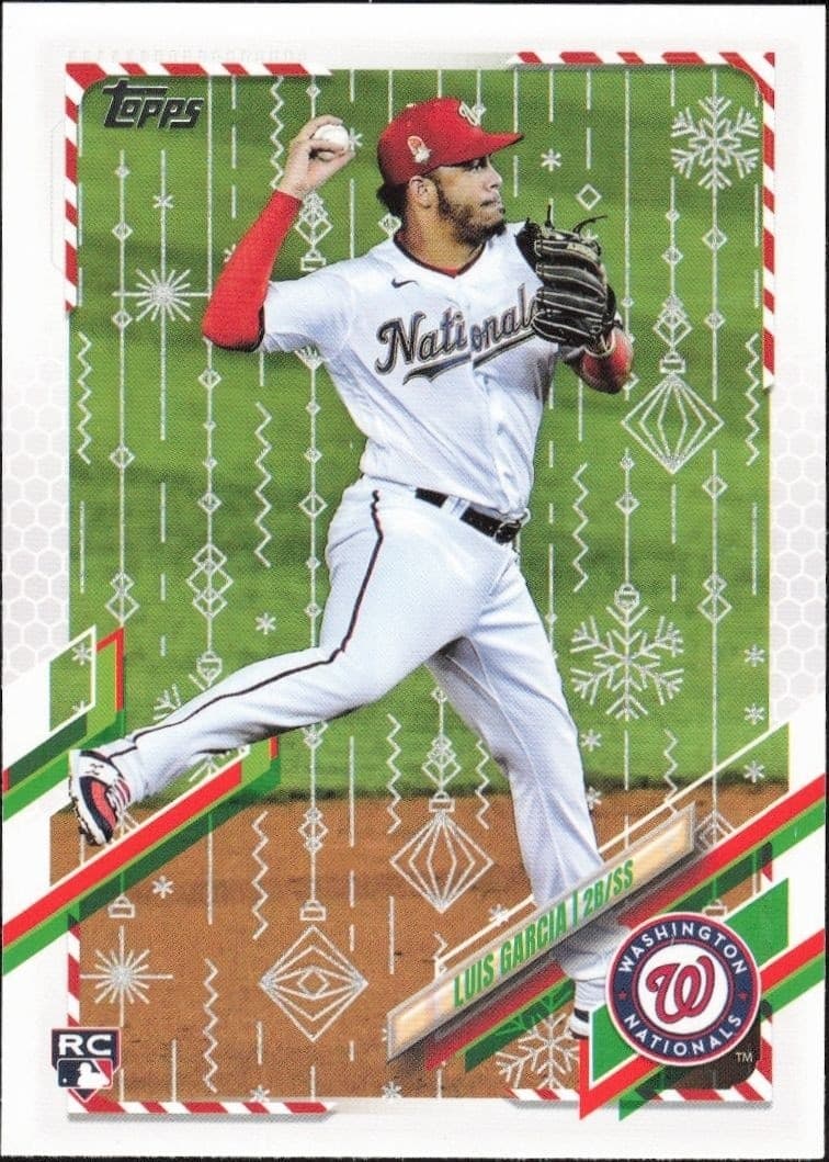 2021 Topps Holiday Luis Garcia #HW216 trading card