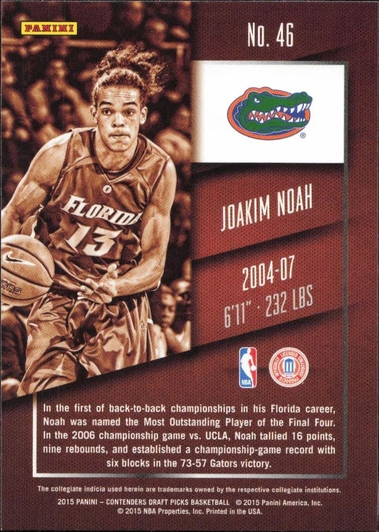 Joakim Noah - Back