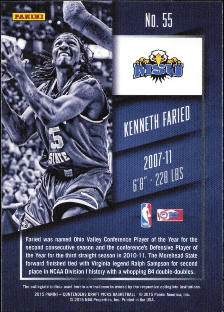 Kenneth Faried - Back