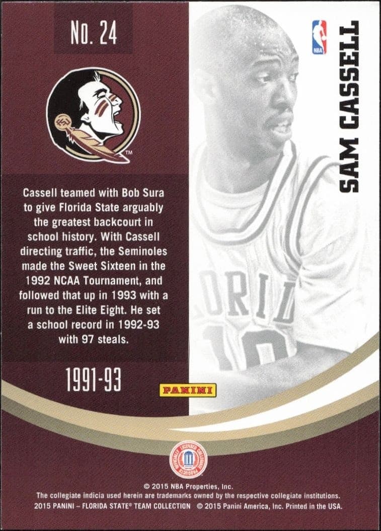 Sam Cassell - Back