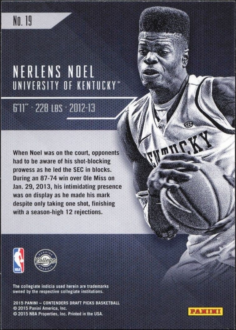 Nerlens Noel - Back