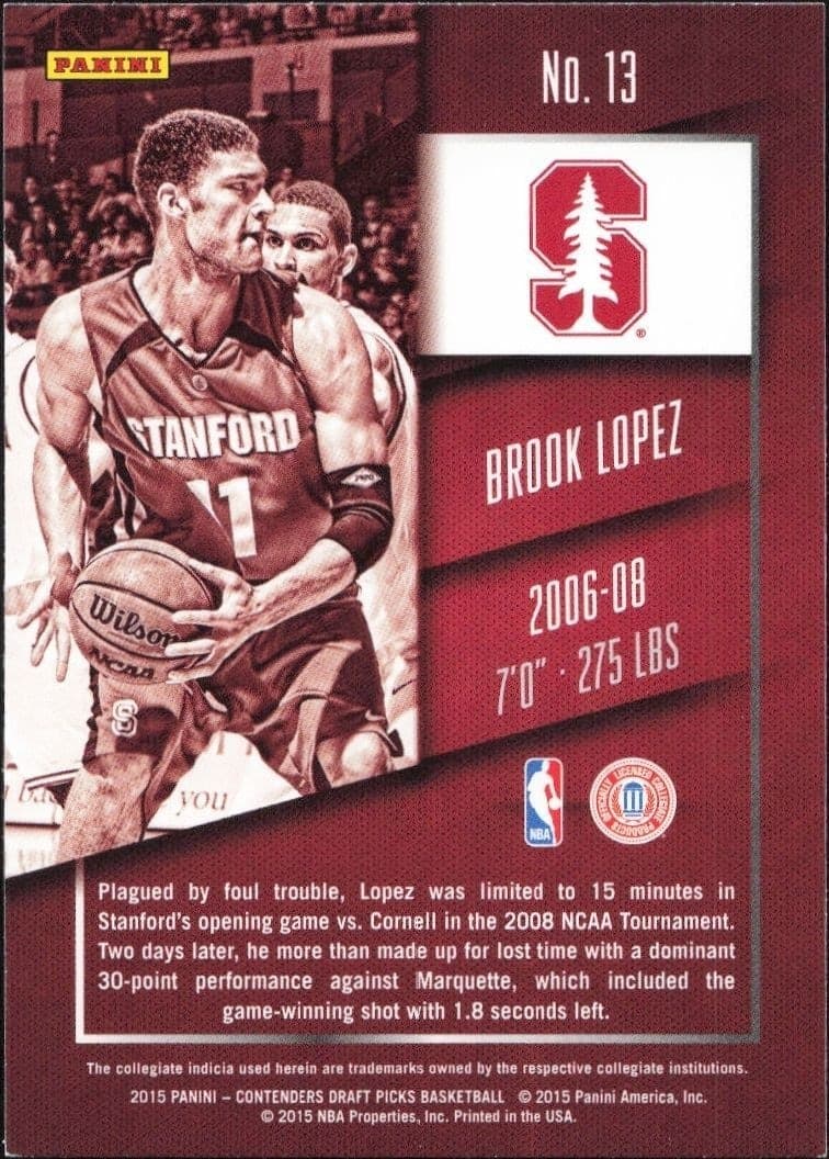 Brook Lopez - Back