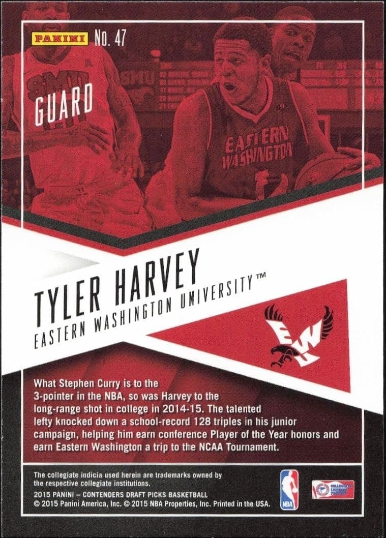 Tyler Harvey - Back