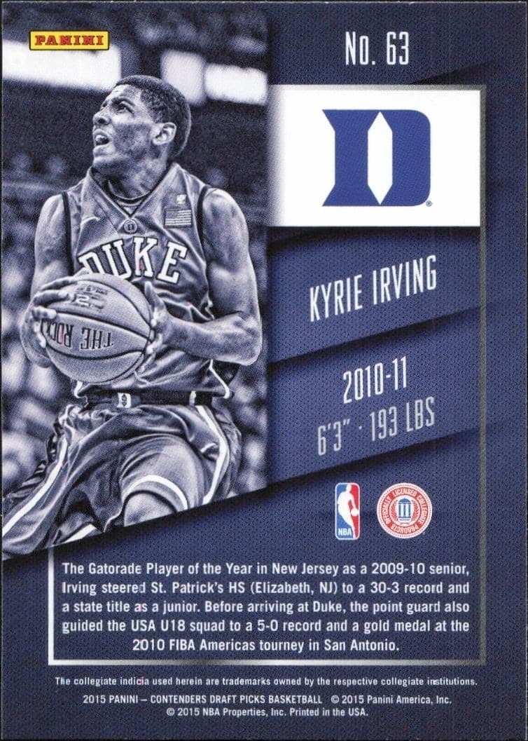 Kyrie Irving - Back