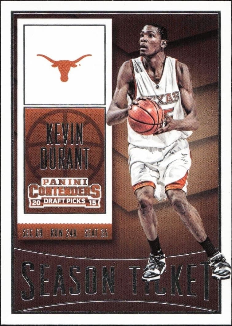 2015-16 Panini Contenders Draft Picks Kevin Durant #57 trading card
