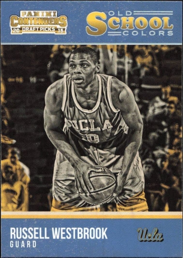 2015-16 Panini Contenders Draft Picks Russell Westbrook #28 trading card