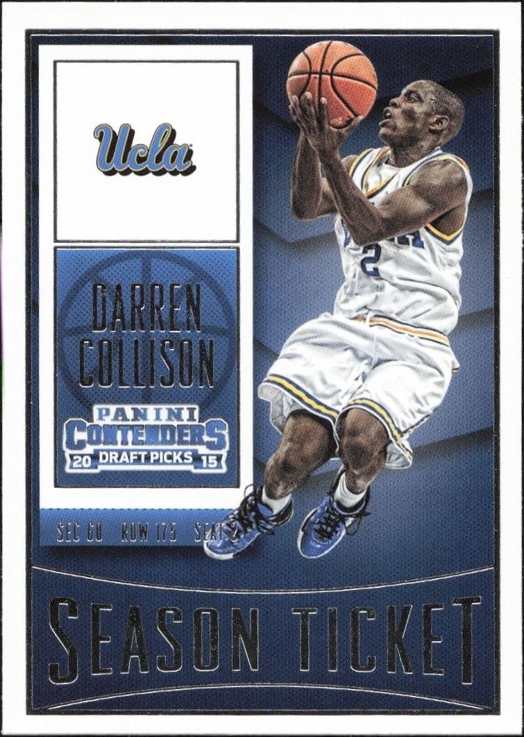 2015-16 Panini Contenders Draft Picks Darren Collison #21 trading card