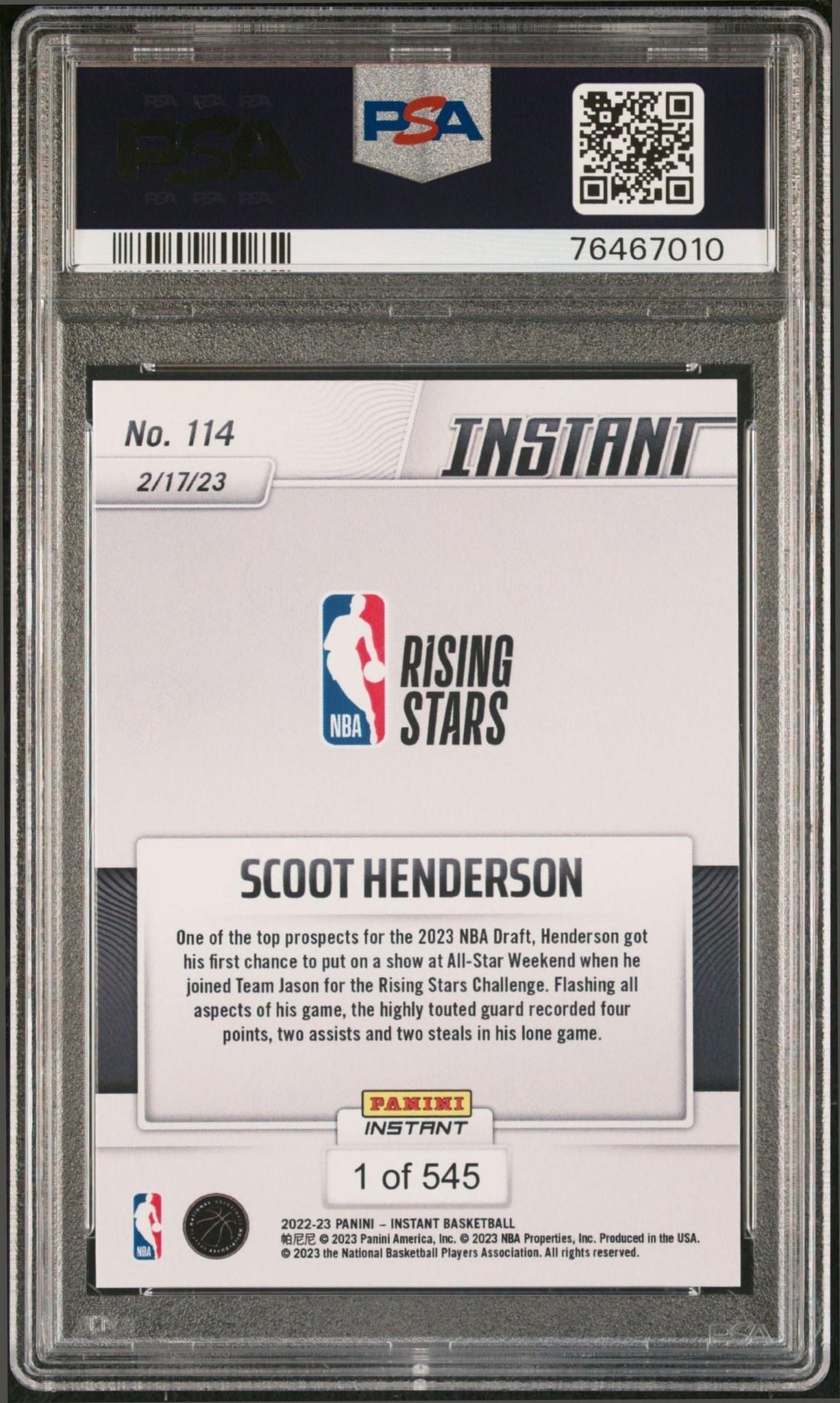 Scoot Henderson - Back
