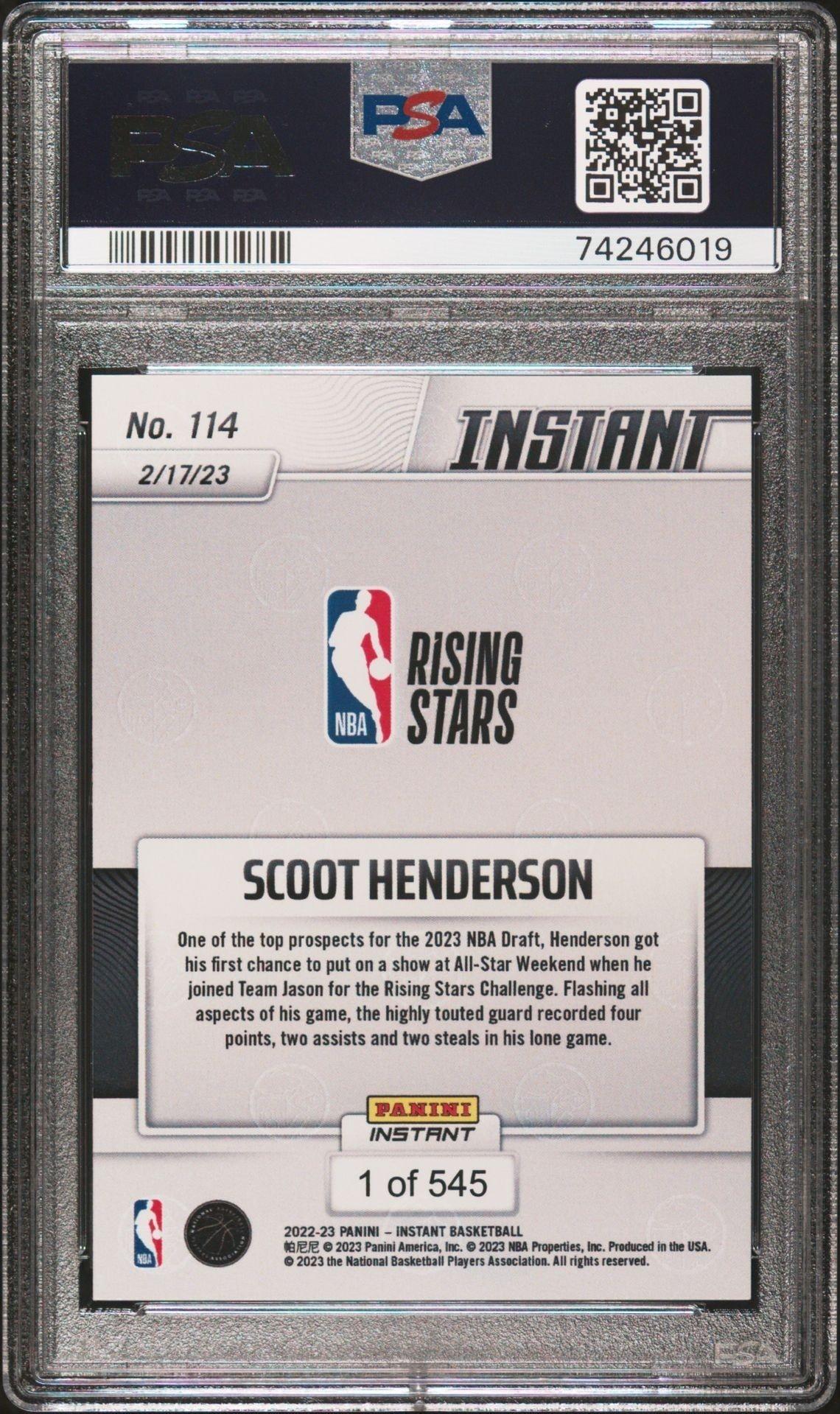 Scoot Henderson - Back