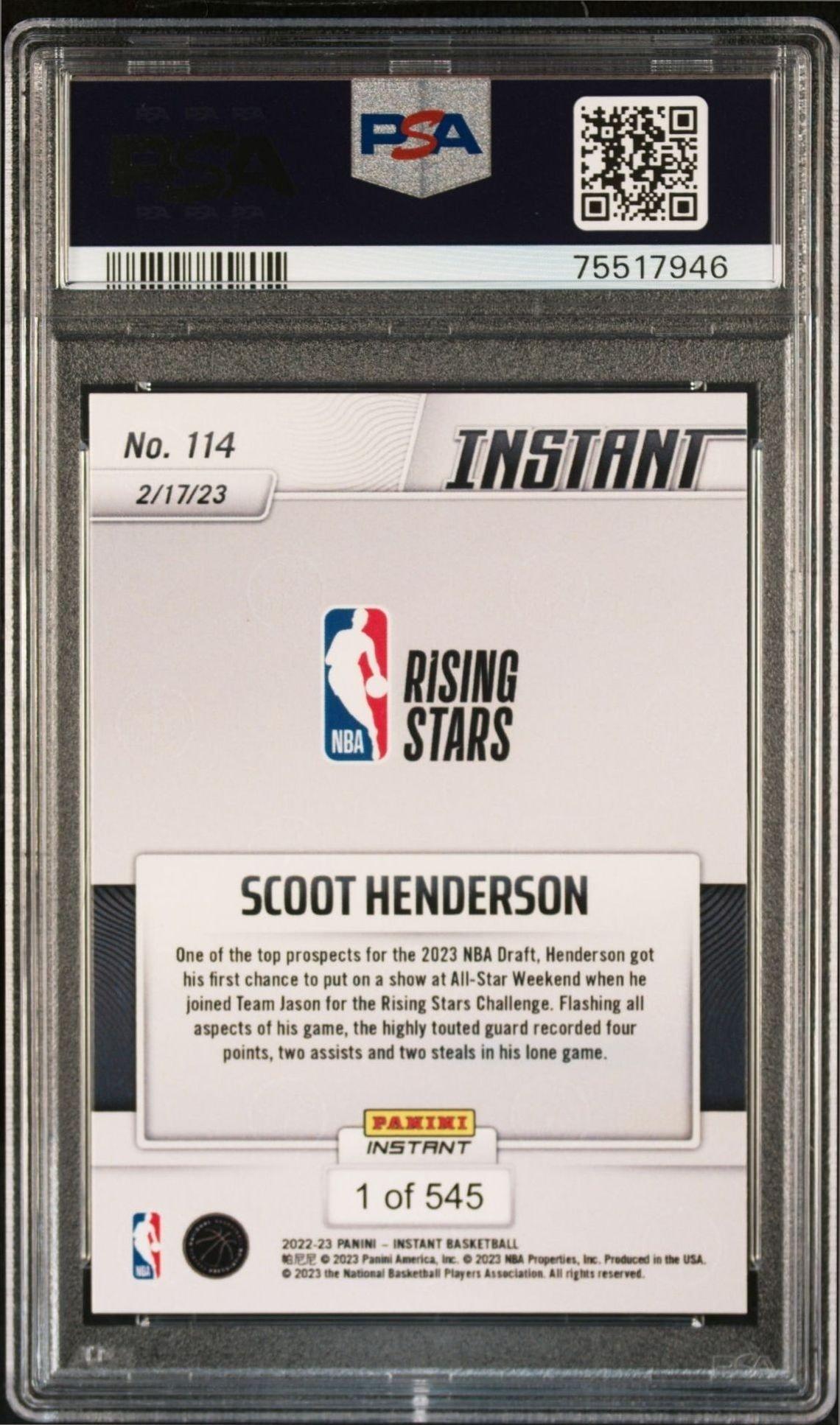 Scoot Henderson - Back