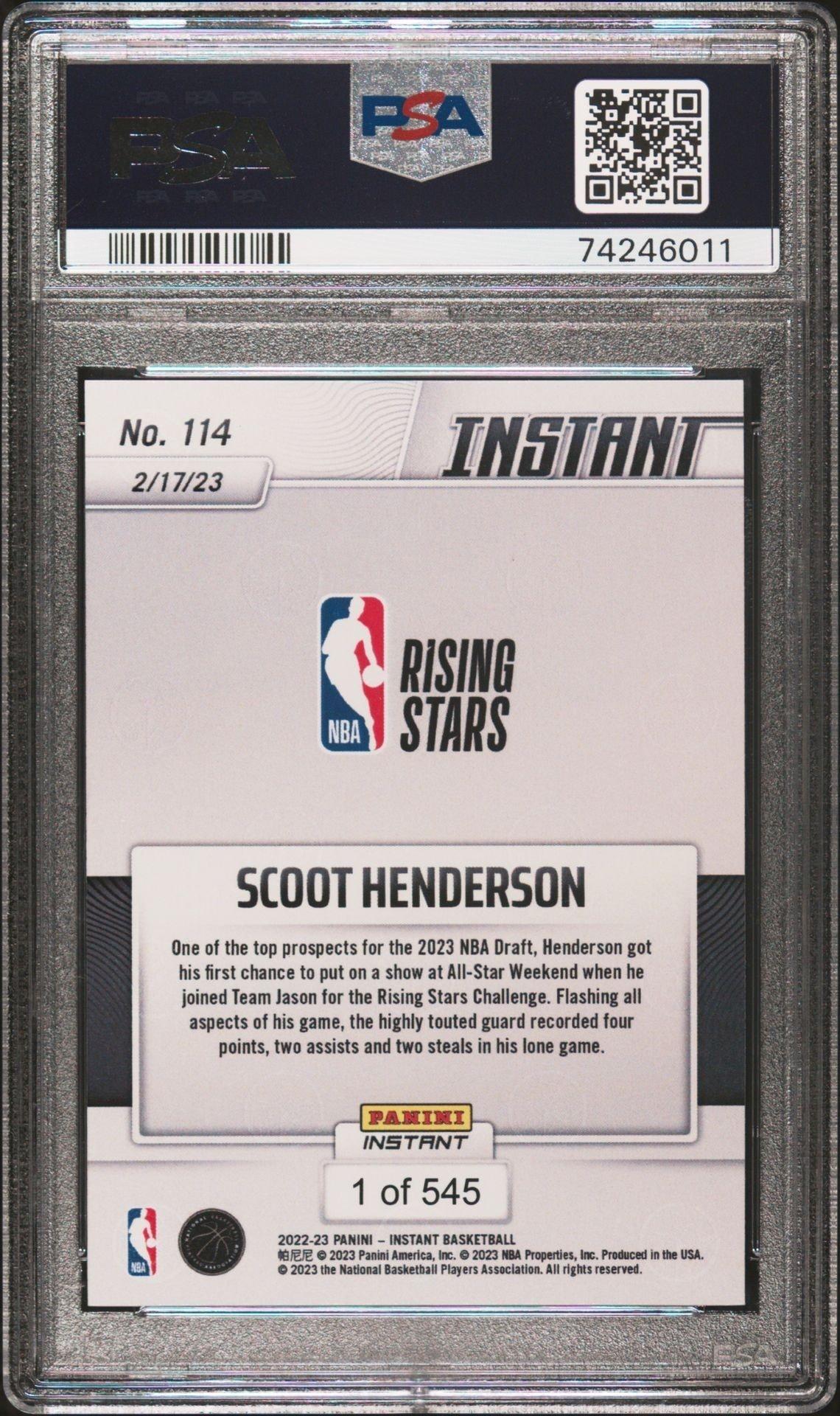 Scoot Henderson - Back