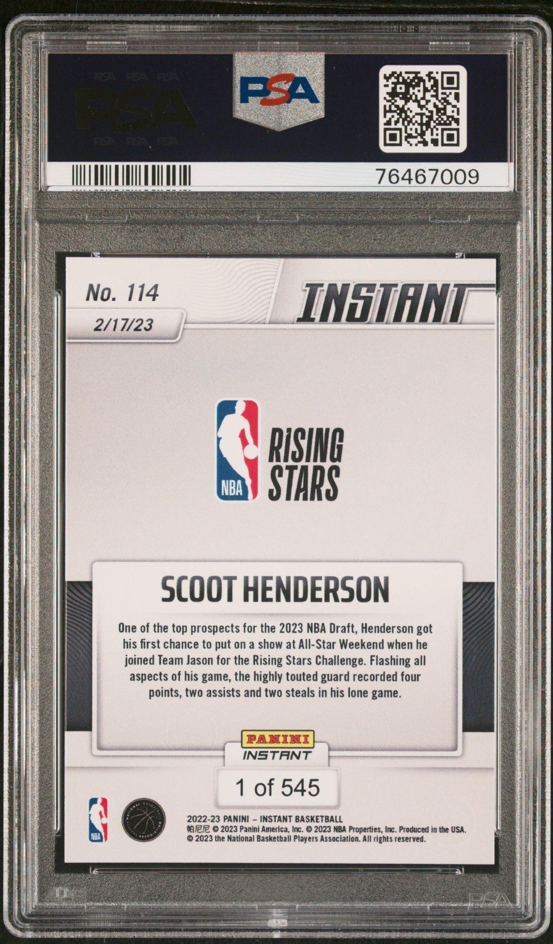Scoot Henderson - Back