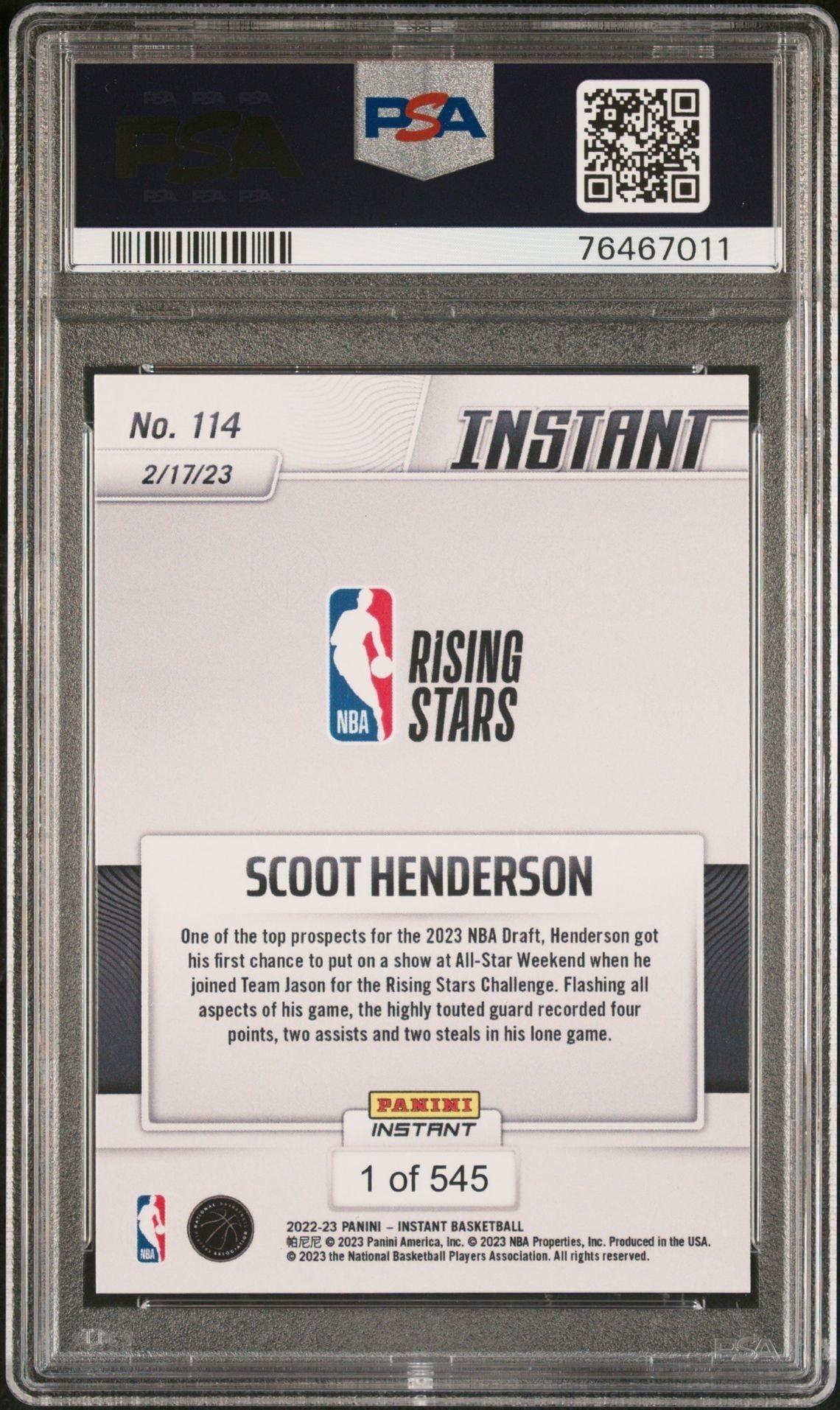 Scoot Henderson - Back