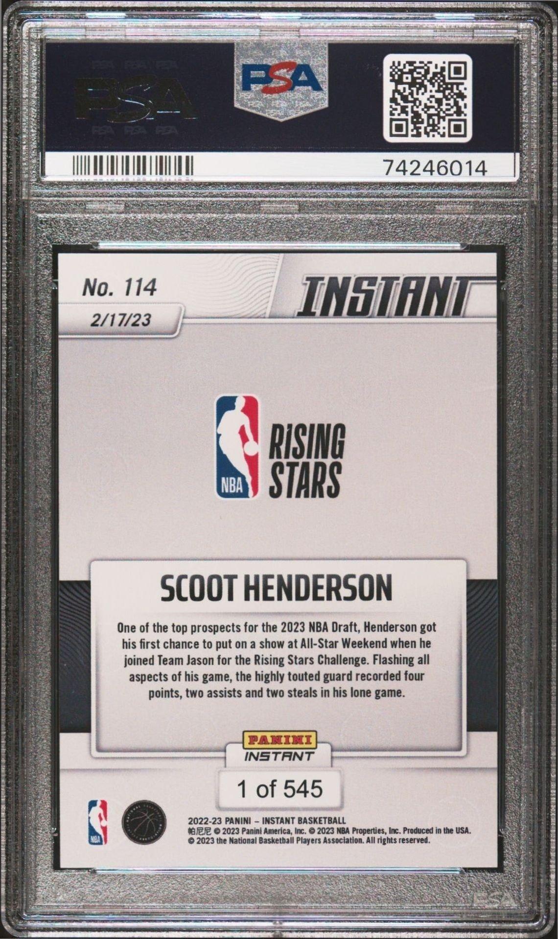 Scoot Henderson - Back