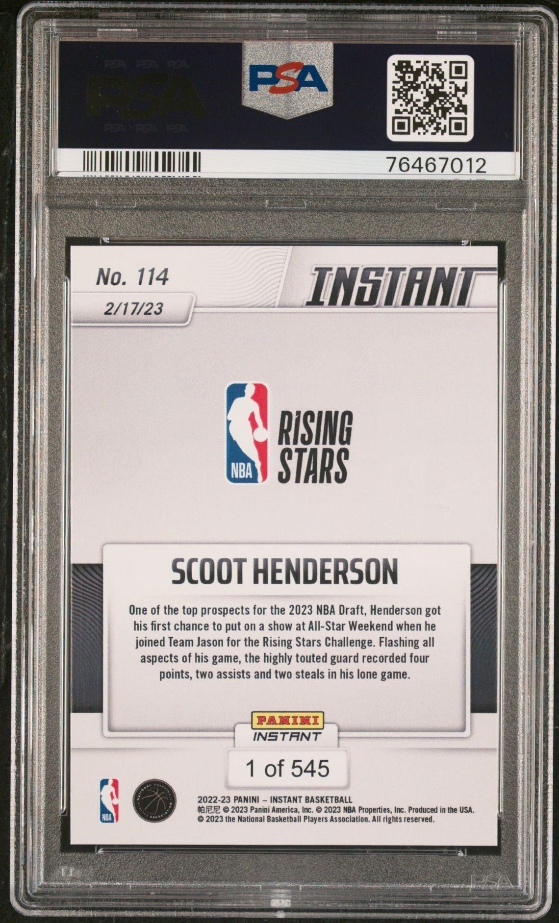 Scoot Henderson - Back