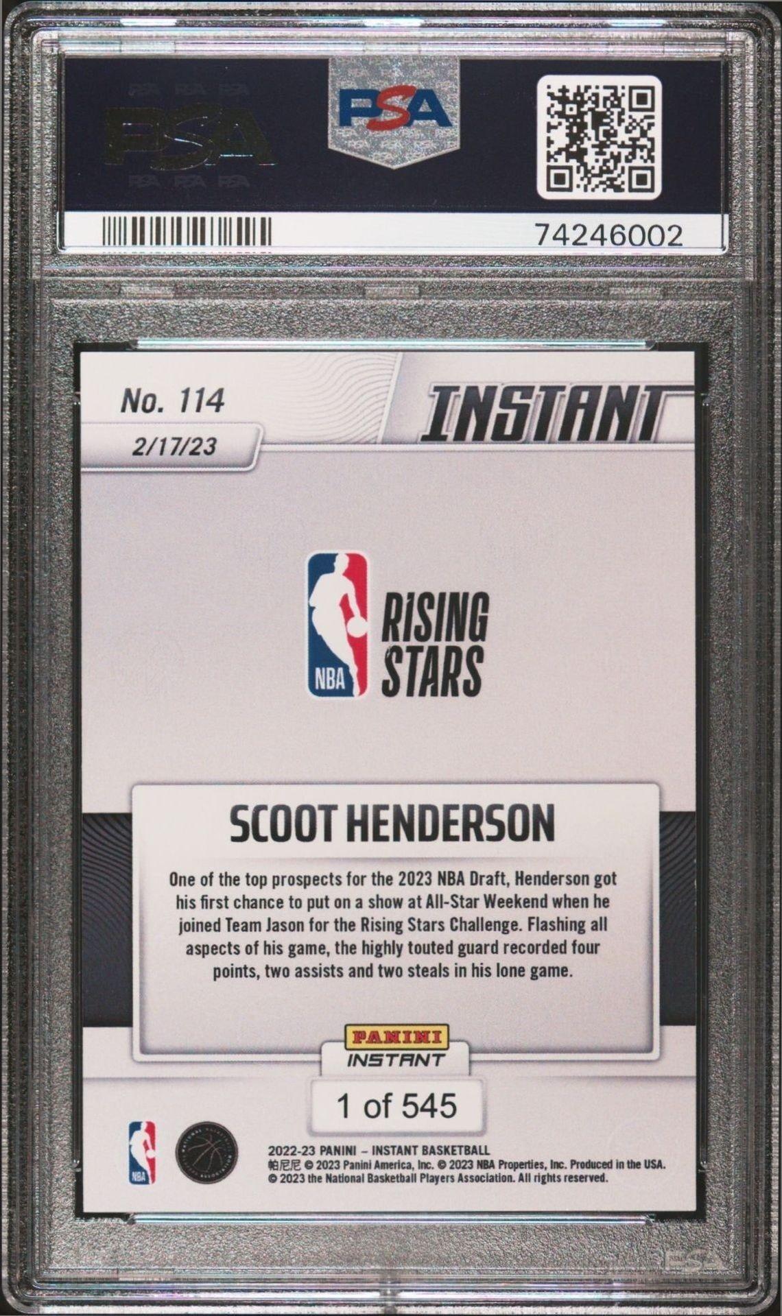 Scoot Henderson - Back