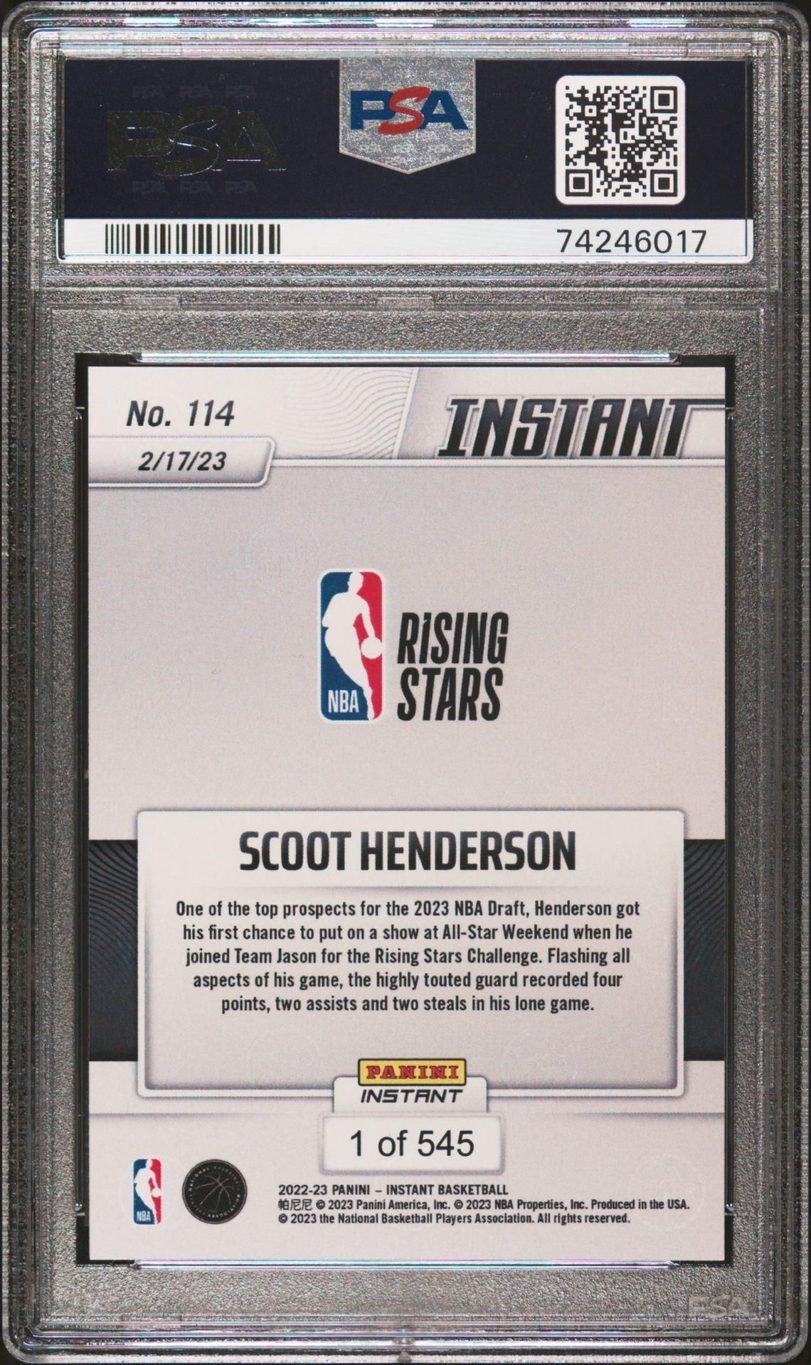 Scoot Henderson - Back