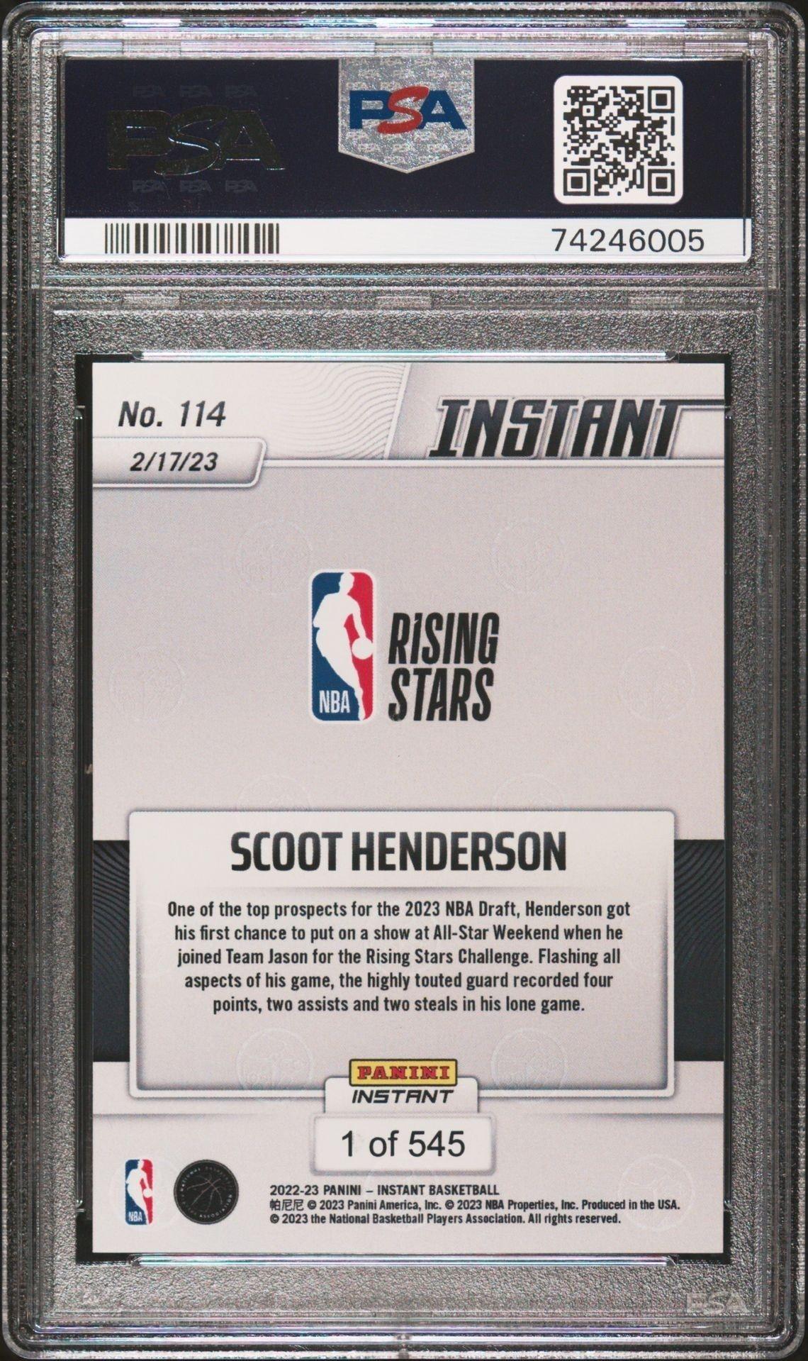 Scoot Henderson - Back
