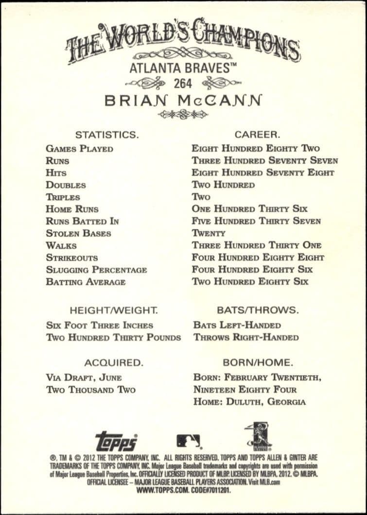 Brian McCann - Back
