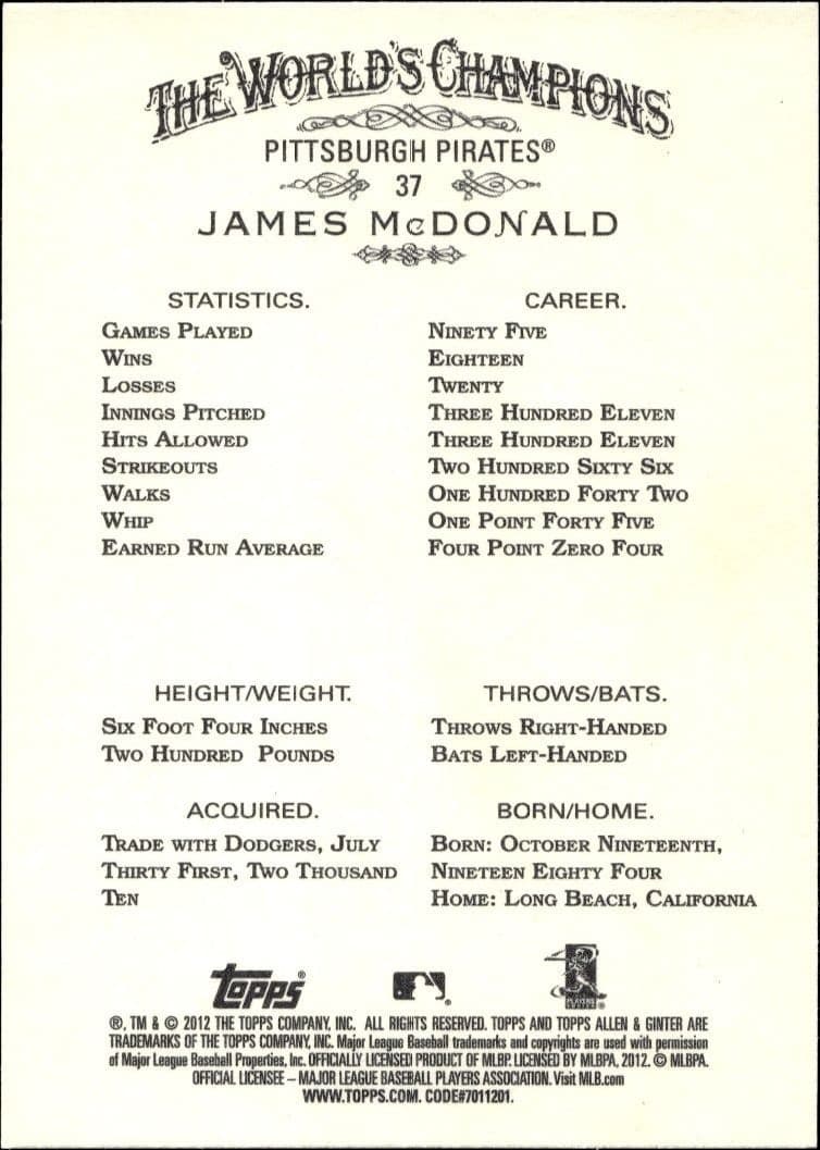 James McDonald - Back