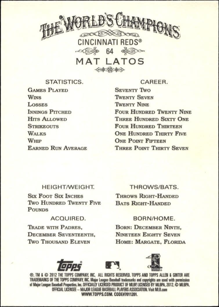 Mat Latos - Back