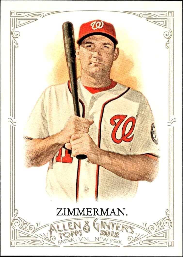 2012 Topps Allen & Ginter Ryan Zimmerman #285 trading card