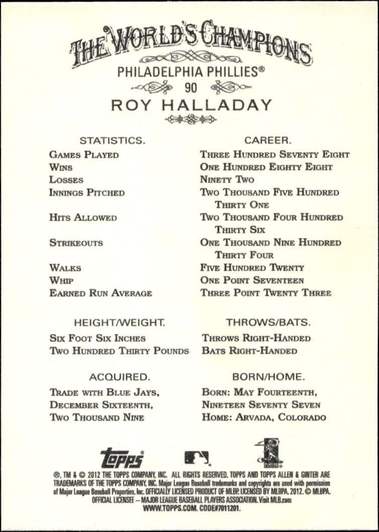 Roy Halladay - Back