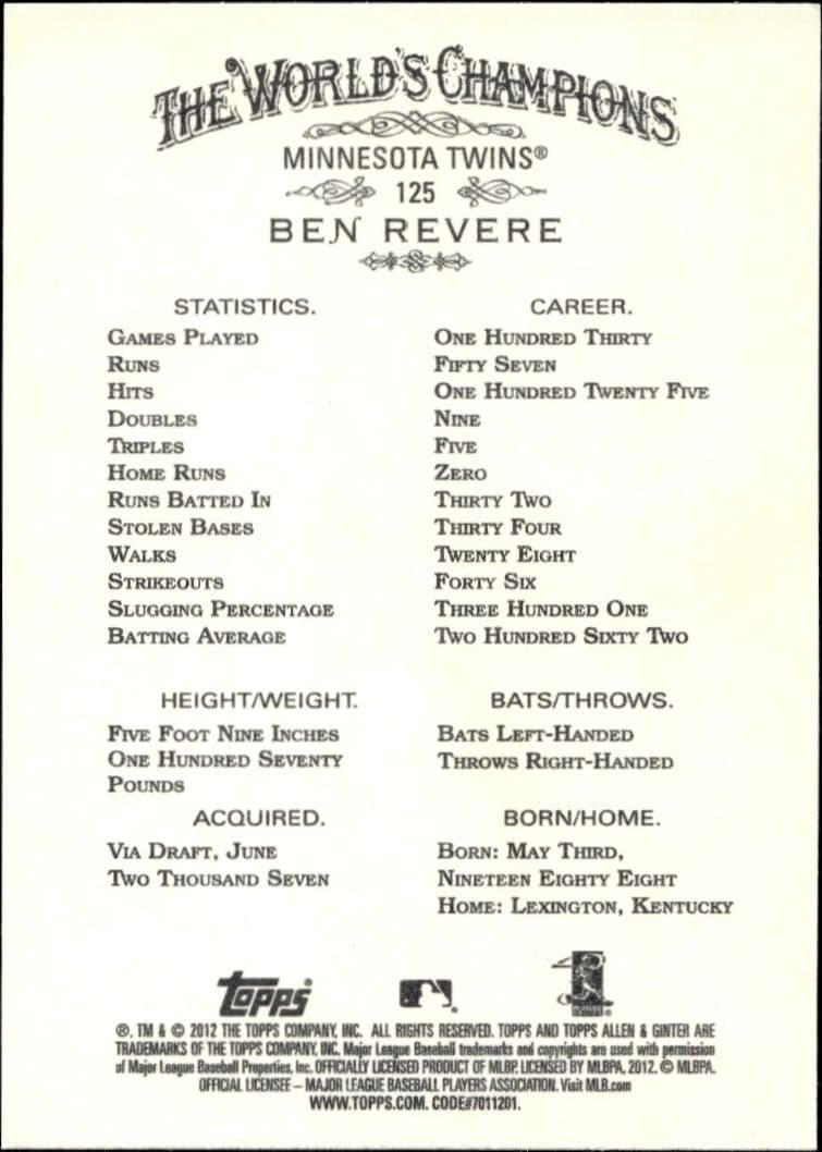 Ben Revere - Back