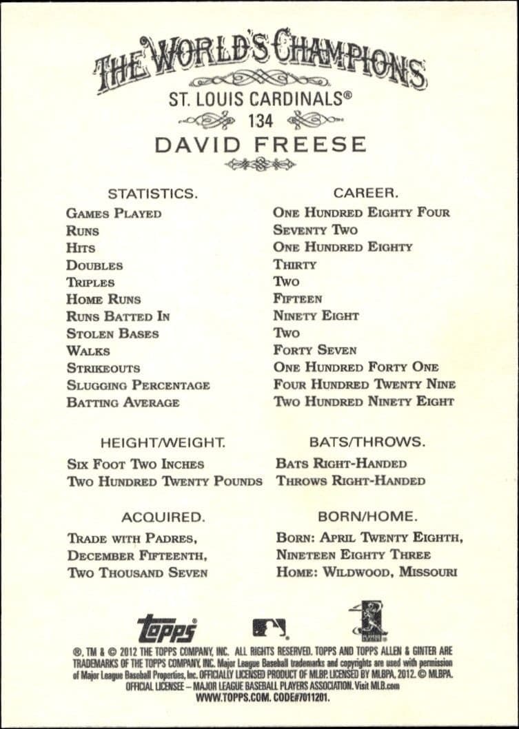 David Freese - Back