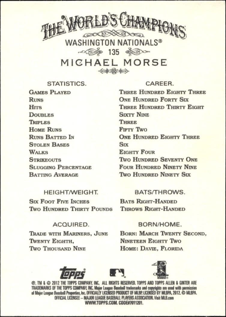 Mike Morse - Back