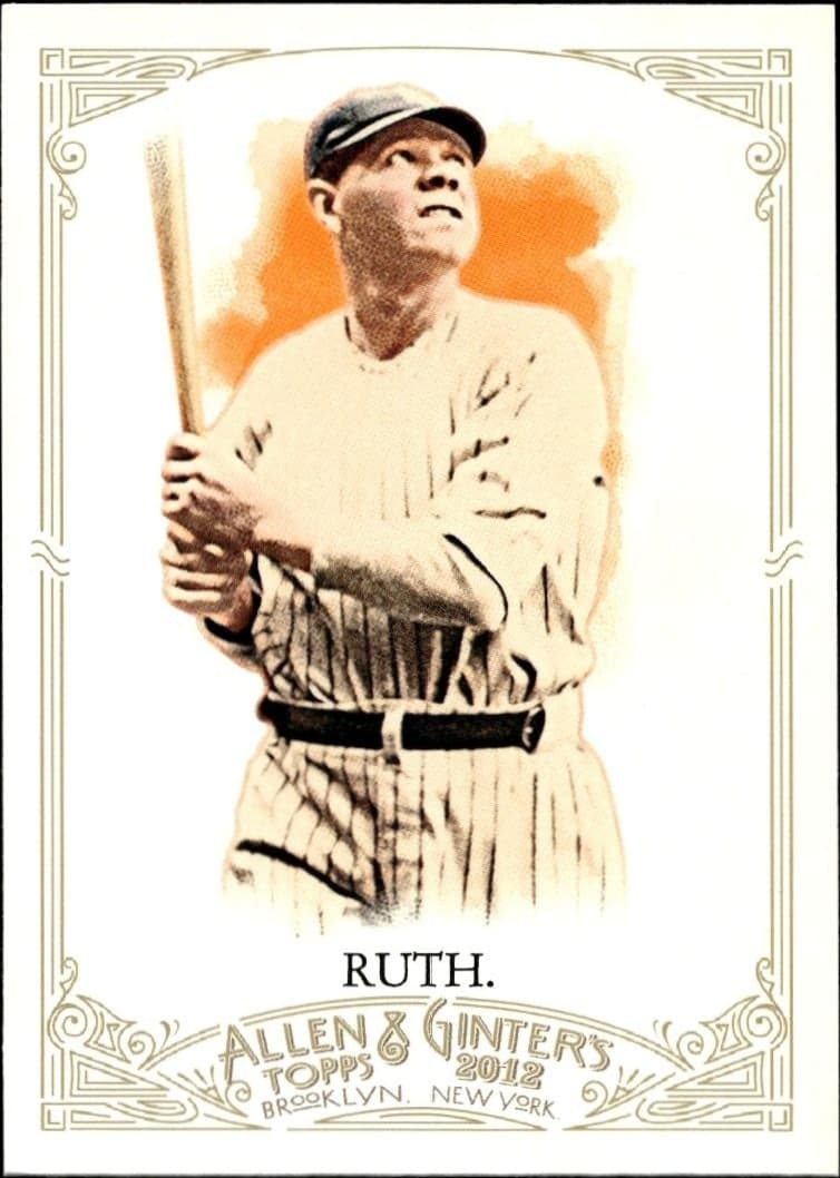 2012 Topps Allen & Ginter Babe Ruth #176 trading card