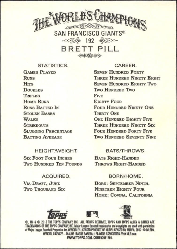 Brett Pill - Back
