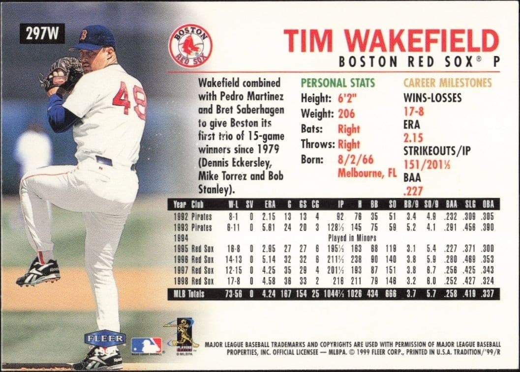 Tim Wakefield - Back