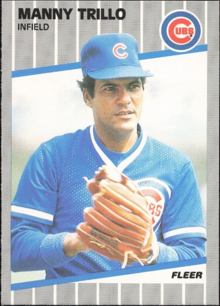 1989 Fleer Manny Trillo #440 trading card