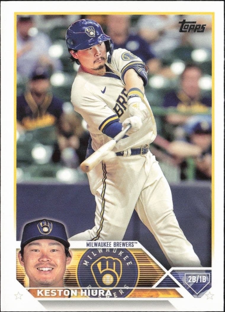2023 Topps Series 1 Keston Hiura #104 trading card